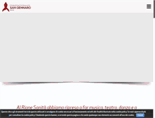 Tablet Screenshot of fondazionesangennaro.org
